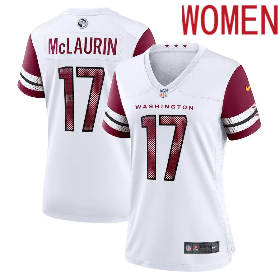 Women Washington Commanders #17 Terry McLaurin Nike White Game NFL Jersey